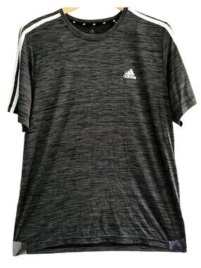 ADIDAS- PRIME GREEN AEROREADY MEN'S TOP SIZE LARGE